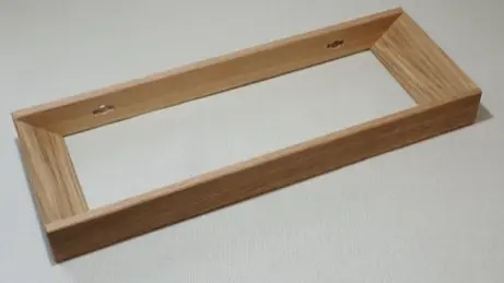 Etagère murale pour vinyls vide